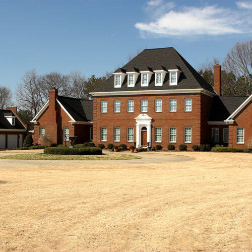 Colonial styled home by Glenn Cope Custom Home Builders