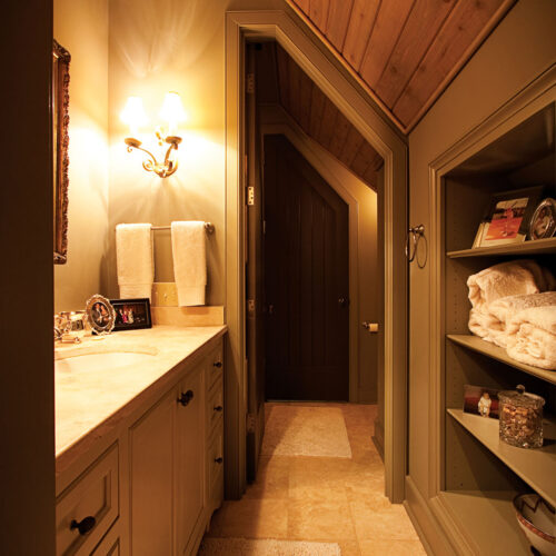 Bathroom construction by Glenn Cope Custom Home Builders