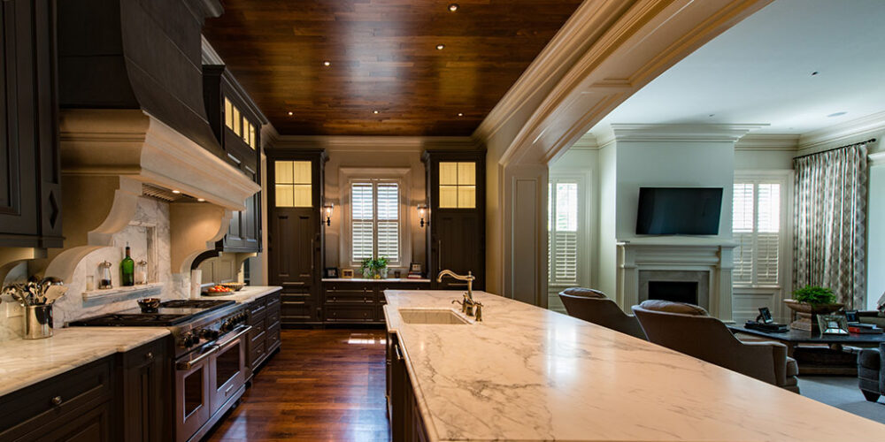 Custom kitchen by Glenn Cope Custom Home Builders