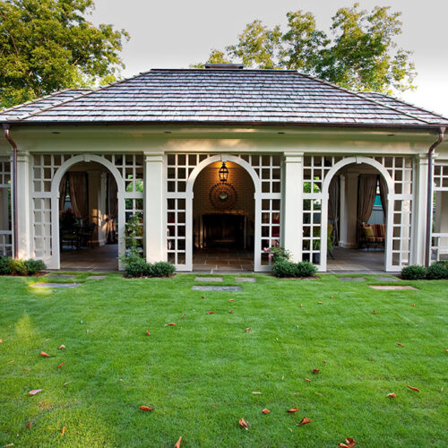 Historic patio renovation and preservation by Glenn Cope Custom Home Builders