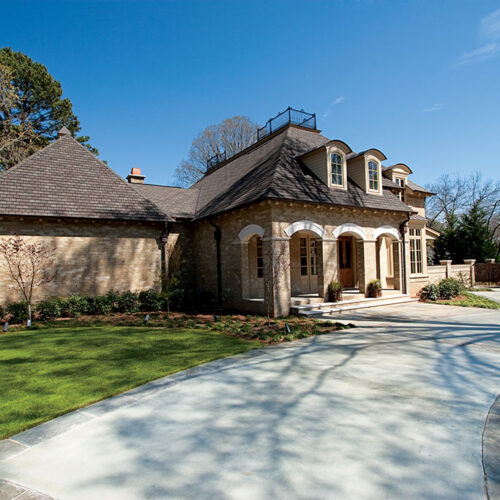 French Styled home by Glenn Cope Custom Home Builders