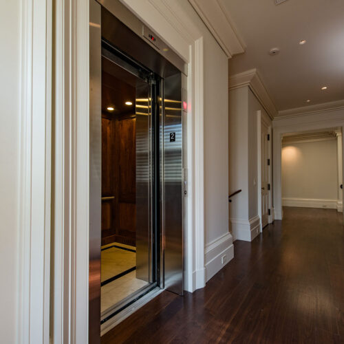 Custom elevator by Glenn Cope Custom Home Builders