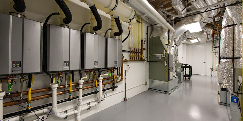 Industrial HVAC system by Glenn Cope Custom Home Builders
