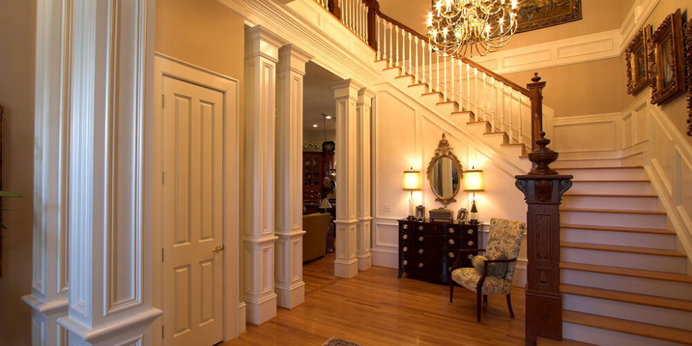 Entry way by Glenn Cope Custom Home Builders