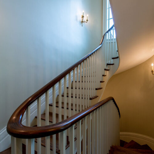 Custom staircase by Glenn Cope Custom Home Builders