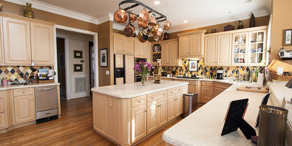 Custom kitchen in traditional European luxury home by Glenn Cope Custom Home Builders