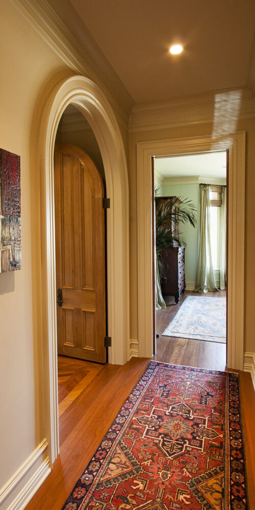 Hallway by Glenn Cope Custom Home Builders