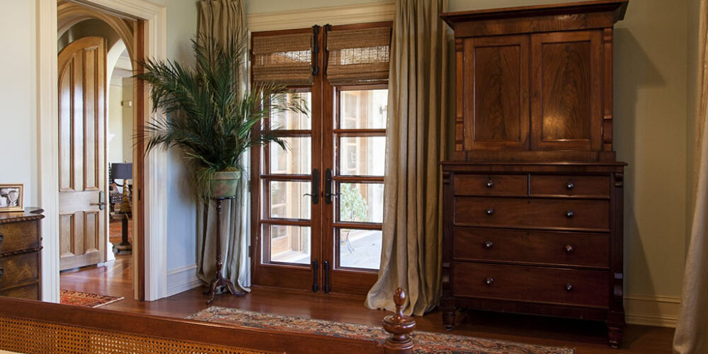 Master bedroom by Glenn Cope Custom Home Builders