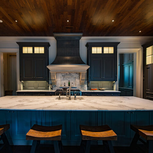 Custom kitchen by Glenn Cope Custom Home Builders