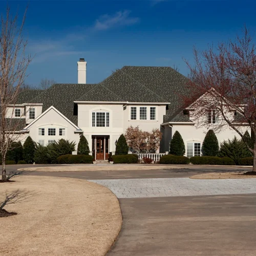 Traditional European mansion by Glenn Cope Custom Home Builders