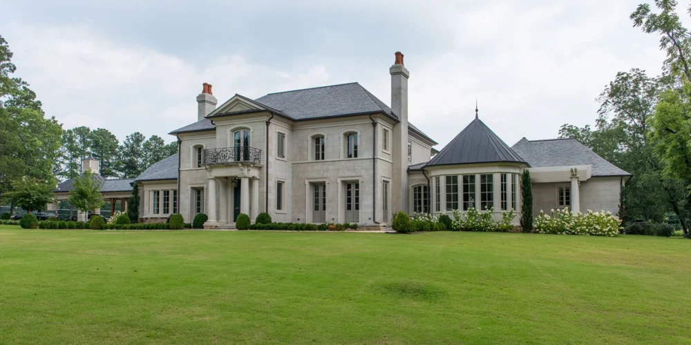 French Provincial styled home by Glenn Cope Custom Home Builders
